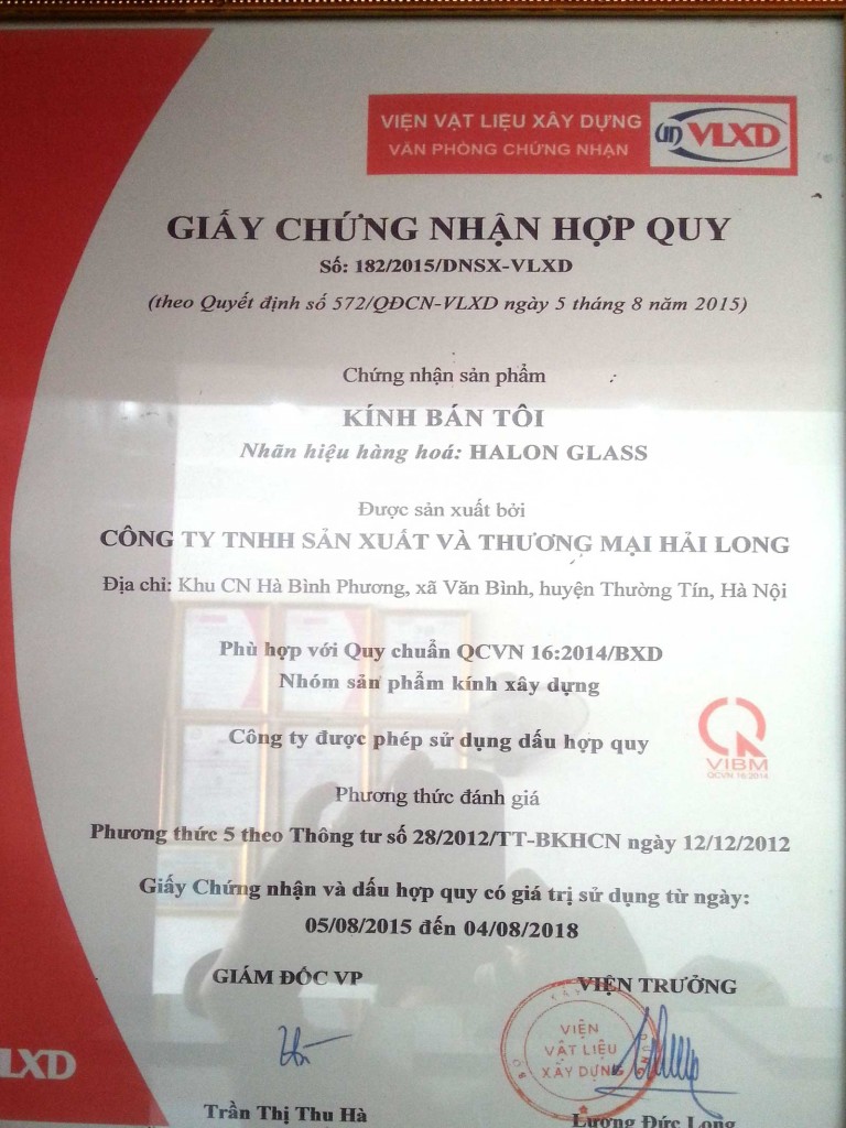 chứng nhận
